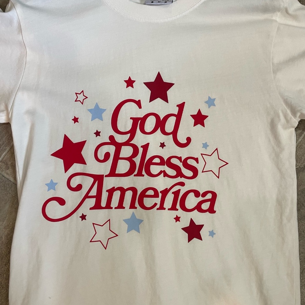 Kids God Bless America Tee